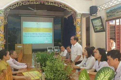 Mặt trận Tổ quốc Việt Nam tỉnh Khánh Hòa tặng 100 triệu đồng phòng, chống dịch