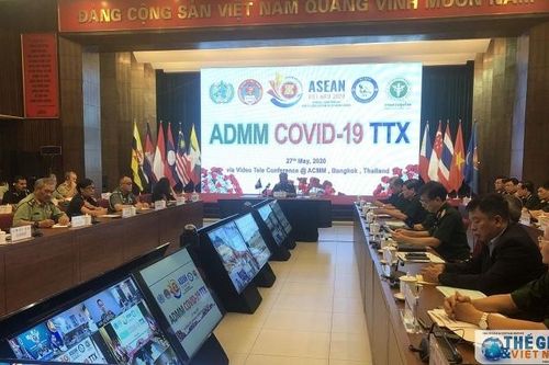 Quân y các nước ASEAN diễn tập phòng chống dịch Covid-19
