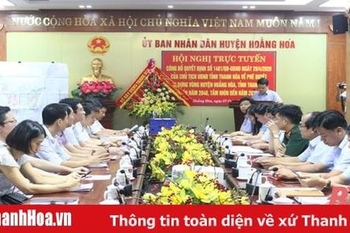 Công bố quy hoạch xây dựng vùng huyện Hoằng Hóa đến năm 2040, tầm nhìn đến năm 2070