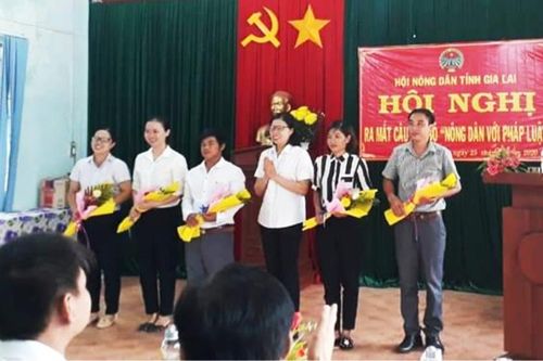 Gia Lai: Ra mắt Câu lạc bộ 'Nông dân với pháp luật'