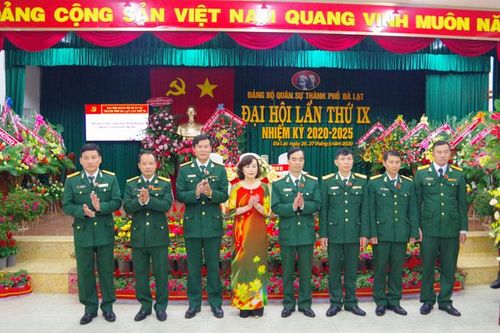 Đảng bộ Quân sự thành phố Đà Lạt tổ chức Đại hội Đảng bộ lần thứ IX