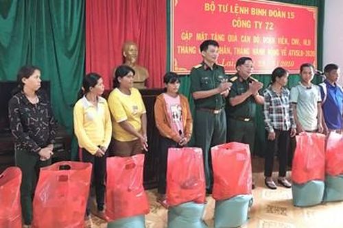 Công ty 72 chăm lo cuộc sống cho người lao động và bà con vùng biên