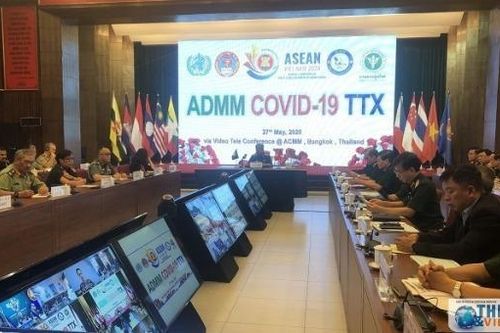 Quân y các nước ASEAN diễn tập phòng, chống Covid-19
