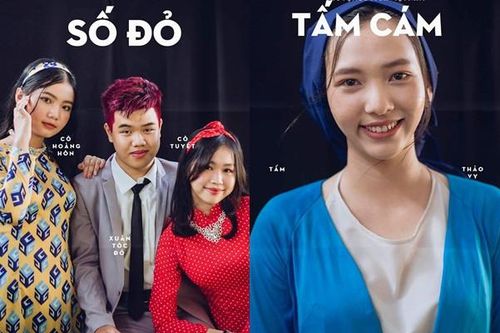Ảnh kỷ yếu hóa thân thành Chí Phèo, Tấm Cám... cực chất của lớp chuyên Văn