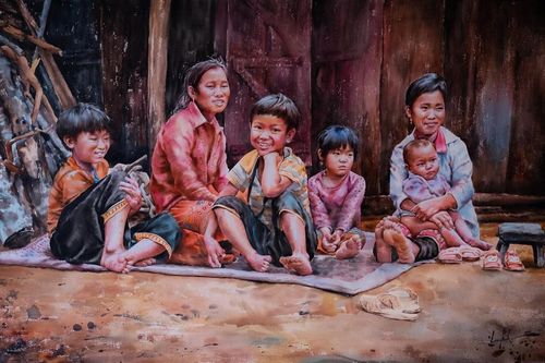 Triển lãm tranh trực tuyến gây quỹ xây nhà tặng người nghèo