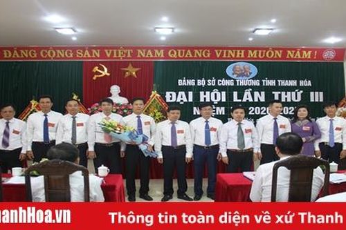 Đại hội Đảng bộ Sở Công Thương lần thứ III