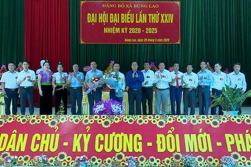 Đại hội Đảng bộ xã Búng Lao nhiệm kỳ 2020 - 2025