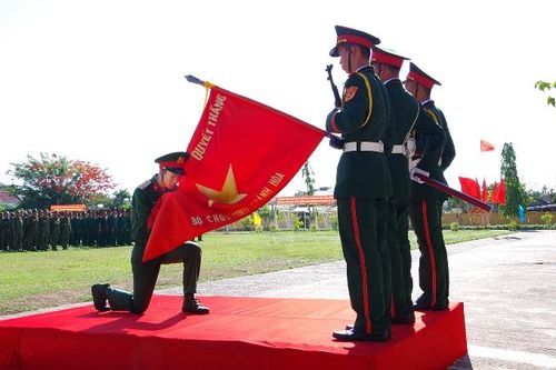 Tổ chức Lễ tuyên thệ chiến sĩ mới năm 2020