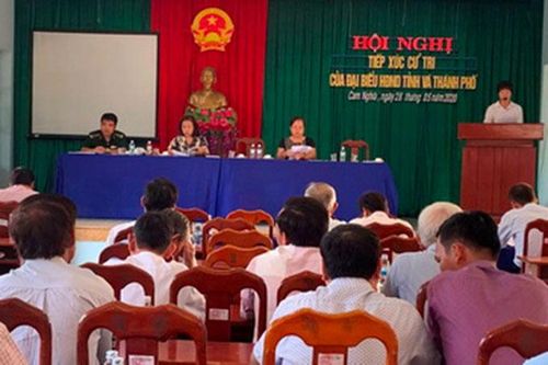 Đại biểu HĐND tỉnh Khánh Hòa tiếp xúc cử tri TP. Cam Ranh