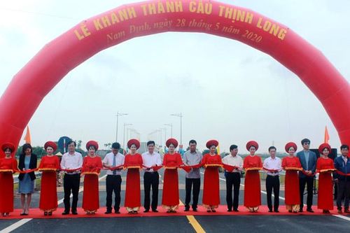 Khánh thành cầu Thịnh Long bắc qua sông Ninh Cơ