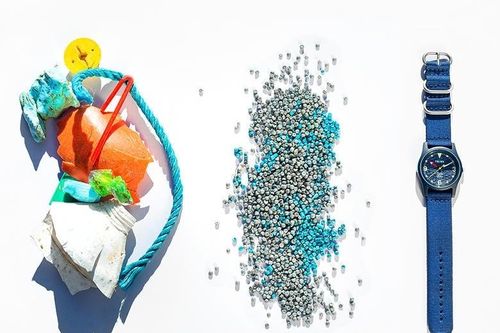 Đồng hồ đeo tay làm từ rác thải nhựa đại dương
