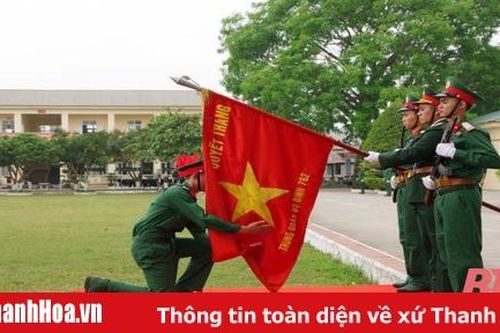 Lễ tuyên thệ chiến sỹ mới tại Trung đoàn 762