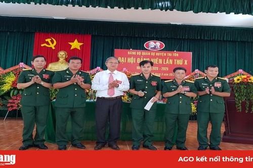 Đại hội Đảng bộ Quân sự huyện Tri Tôn (nhiệm kỳ 2020-2025) diễn ra thành công