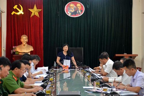 Kiểm tra công tác chuẩn bị tổ chức đại hội Đảng tại huyện Tuần Giáo