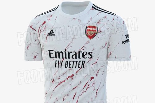Áo đấu mới của Arsenal bị chê như trang phục phim kinh dị