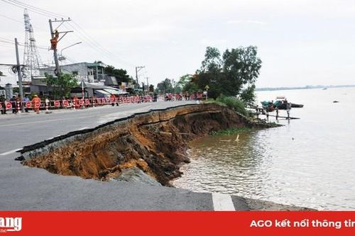 Ứng phó, khắc phục ảnh hưởng do sạt lở trên tuyến Quốc lộ 91