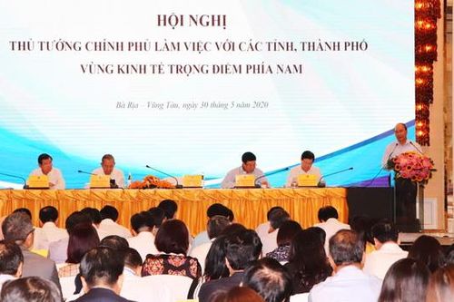 Thủ tướng làm việc với Vùng kinh tế trọng điểm phía Nam