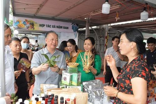 Đang diễn ra 'Tuần hàng trái cây, nông sản các tỉnh, thành phố tại Hà Nội'