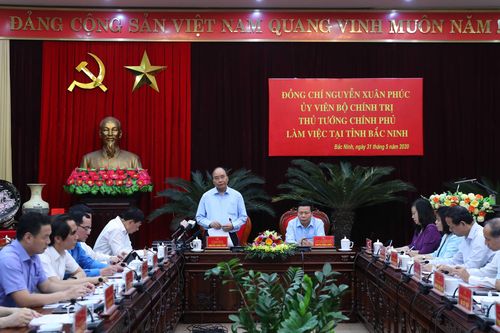 Thủ tướng Nguyễn Xuân Phúc làm việc với tỉnh Bắc Ninh