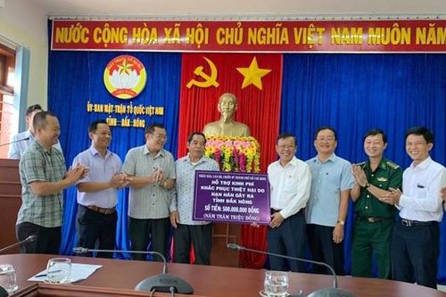 Hỗ trợ 2 tỉnh Đắk Nông, Kon Tum 1 tỷ đồng khắc phục hạn hán, thiếu nước sinh hoạt