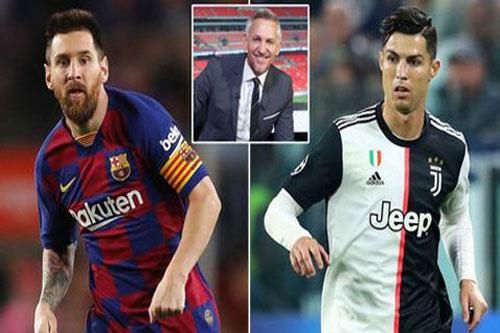 Cựu danh thủ người Anh nhận định: 'Ronaldo chưa xứng tầm với Messi'