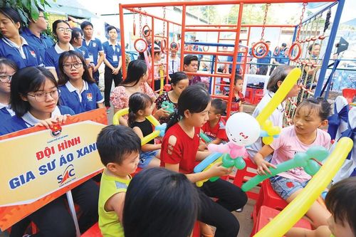 Nhiều hoạt động chăm lo thiếu nhi và công nhân