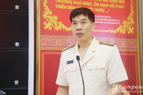 Đại tá Cao Minh Huyền làm Phó Giám đốc công an tỉnh Nghệ An