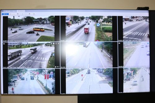 Nghệ An đưa 28 điểm camera giám sát ATGT vào hoạt động