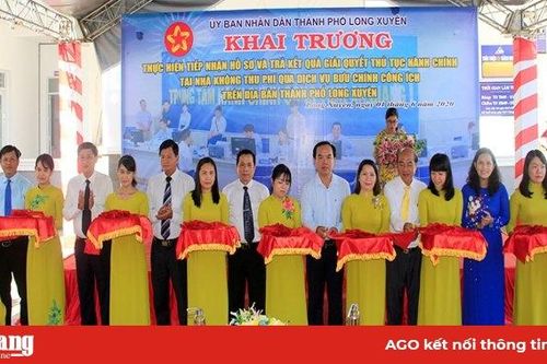 TP. Long Xuyên: Khai trương thực hiện thủ tục hành chính