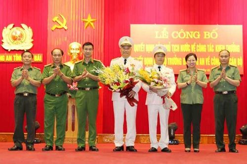 Bổ nhiệm Giám đốc, Phó Giám đốc Công an 6 tỉnh