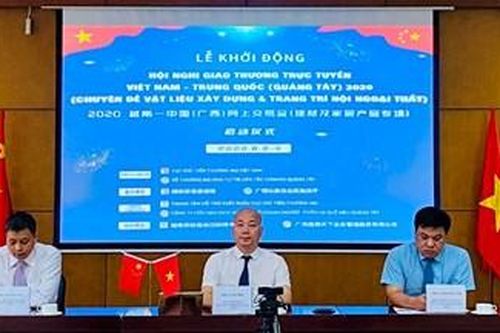 Kết nối trực tuyến doanh nghiệp vật liệu xây dựng và đồ nội thất Việt Nam-Trung Quốc