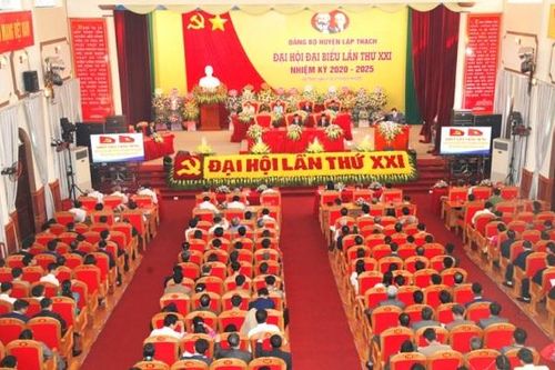 Vĩnh Phúc: Khai mạc Đại hội đại biểu Đảng bộ huyện Lập Thạch lần thứ XXI