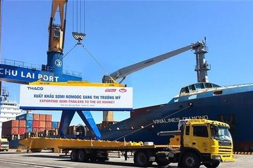 Thaco tiếp tục xuất khẩu sơ-mi rơ-moóc sang Mỹ