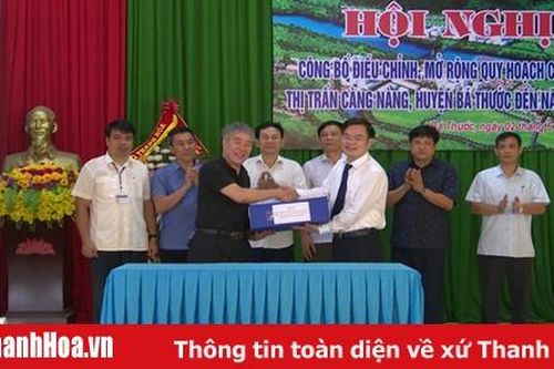 Công bố điều chỉnh, mở rộng quy hoạch thị trấn Cành Nàng
