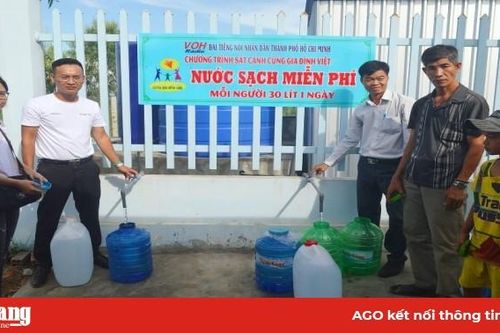 Nước sạch đã về!