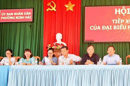 Đại biểu HĐND tỉnh: Tiếp xúc cử tri thị xã Ninh Hòa