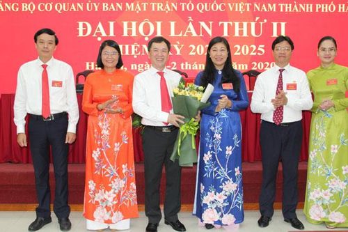 Đại hội Đảng bộ cơ quan Ủy ban MTTQ Việt Nam thành phố Hà Nội nhiệm kỳ 2020-2025