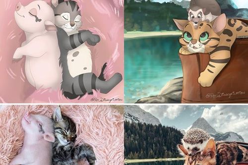 Chỉ fan Disney mới làm được điều này: Đưa thú cưng đời thực bước vào thế giới hoạt hình