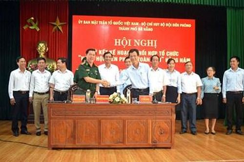 Ký kết kế hoạch phối hợp tổ chức 'Ngày hội Biên phòng toàn dân'