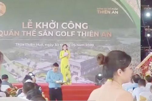 Chưa được cấp phép xây dựng, dự án sân golf vẫn khởi công