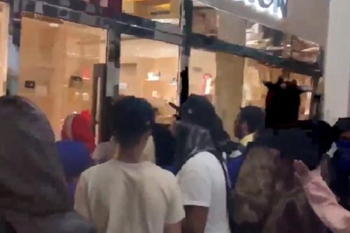 Túi xách đắt tiền trong cửa hàng Louis Vuitton bị cướp