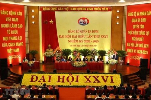 Đại hội Đảng quận Ba Đình - Đại hội điểm cấp quận của TP Hà Nội