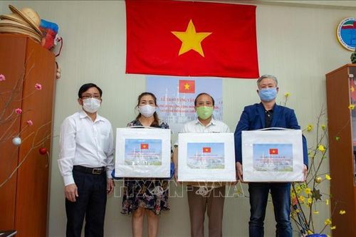 Chính phủ Việt Nam gửi tặng khẩu trang y tế cho người Việt ở miền Trung LB Nga