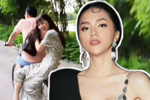 Hương Giang vừa đi xe đạp vừa ngẫu hứng hát hò, nhưng lại 'fail toàn tập' vì mãi lo diễn nét… hồn nhiên