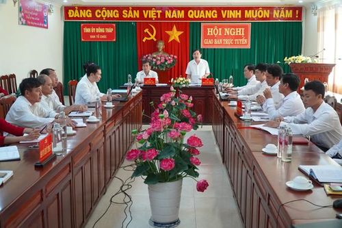 Hội nghị giao ban trực tuyến Ban Tổ chức Trung ương