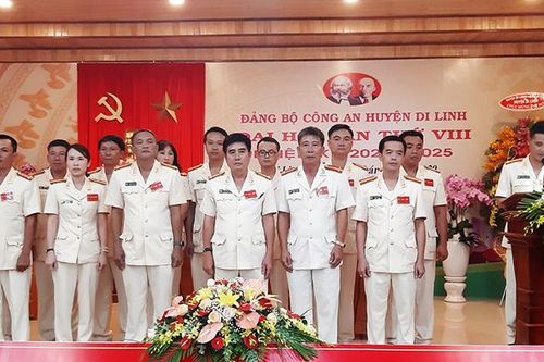 Đảng bộ Công an huyện Di Linh tổ chức Đại hội lần thứ VIII, nhiệm kỳ 2020 - 2025