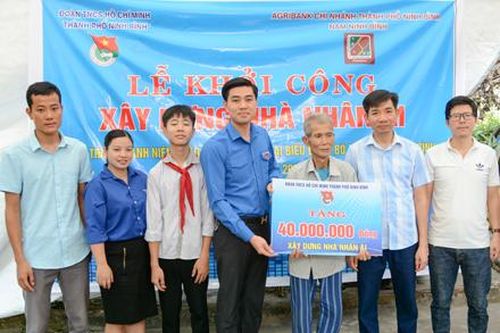 Khởi công nhà nhân ái cho gia đình có hoàn cảnh khó khăn