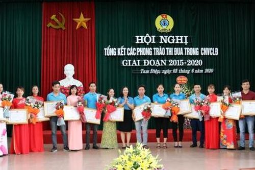 Thành phố Tam Điệp tổng kết phong trào thi đua trong CNVC-LĐ giai đoạn 2015-2020