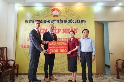 EuroCham Pharma Group ủng hộ Việt Nam 100.000 USD phòng chống dịch Covid-19