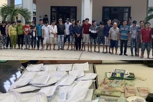 56 đối tượng sát phạt trong sòng lắc tài xỉu hơn nửa tỷ đồng